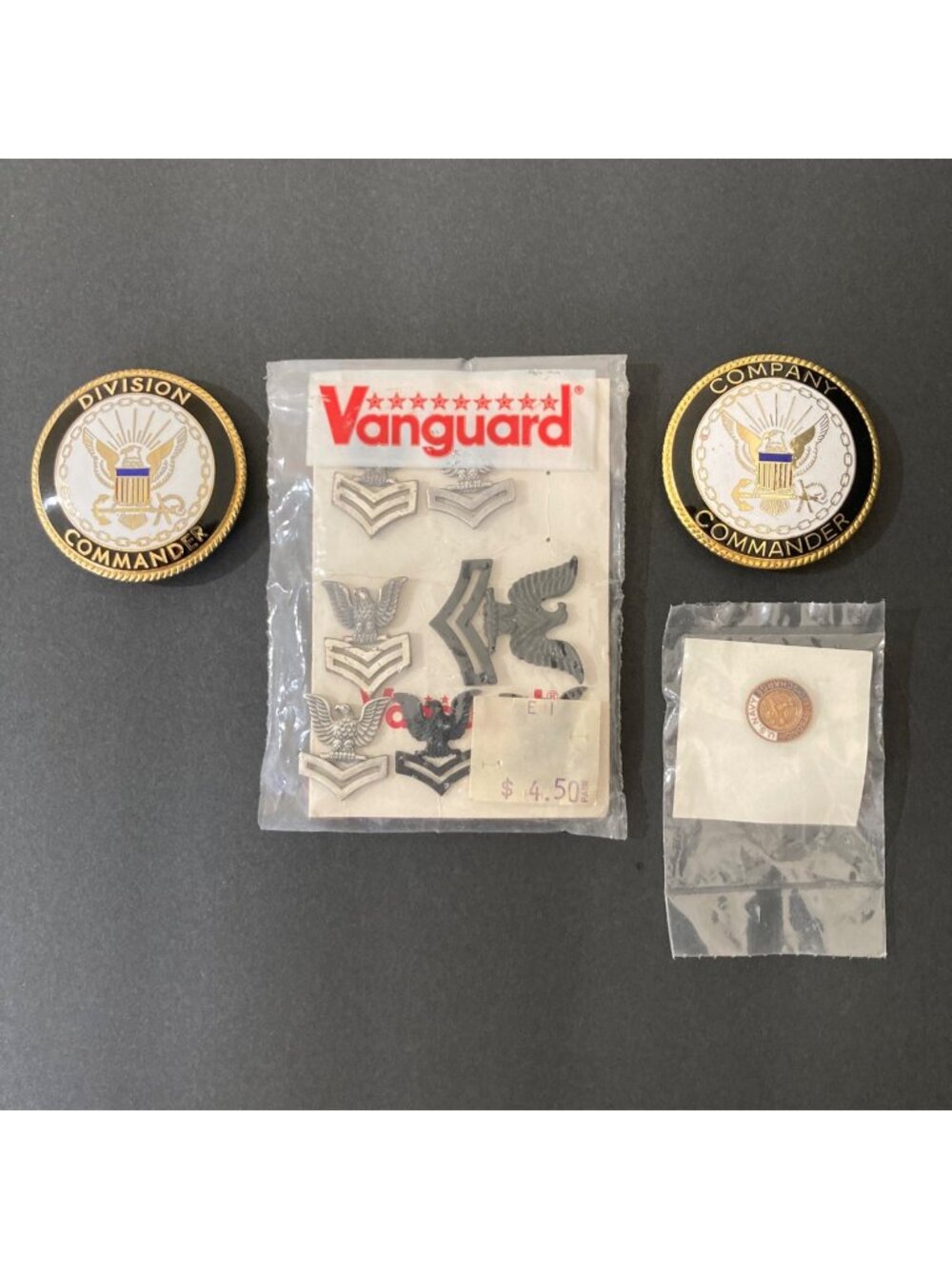 Vintage US Military Navy Lapel Pins Lot of 10
